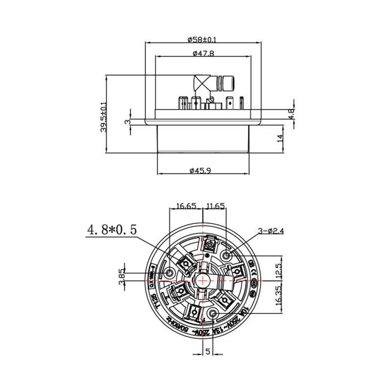 QX189A-6-W-AG 自动供水智能水壶恒温器耦合器基础