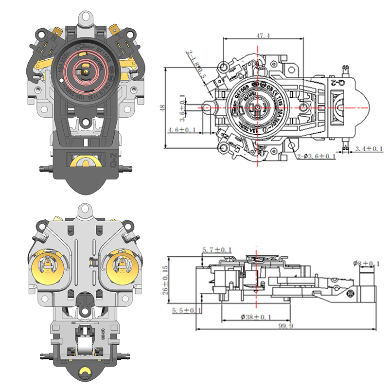 158B-A1-61 机械式两件套温控器