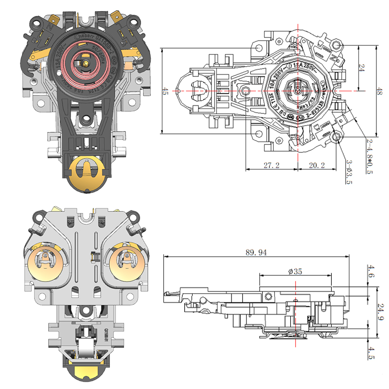 QX158B-2 机械式两件套温控器
