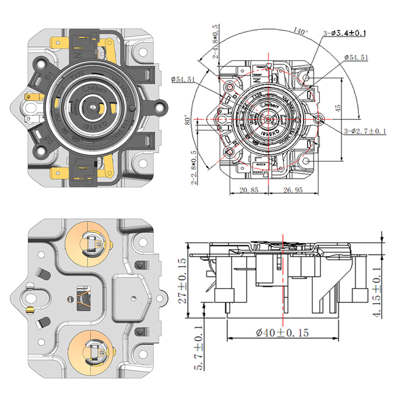 QX518I-1 智能温控器连接器