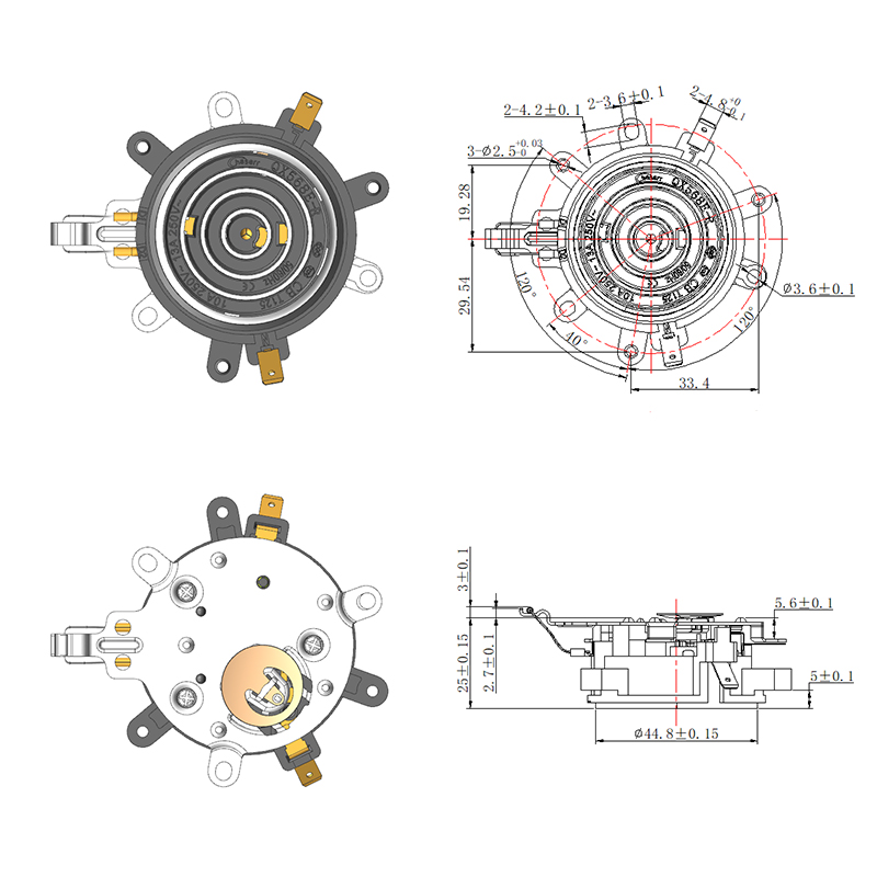 QX568E-R-A 智能温控器连接器