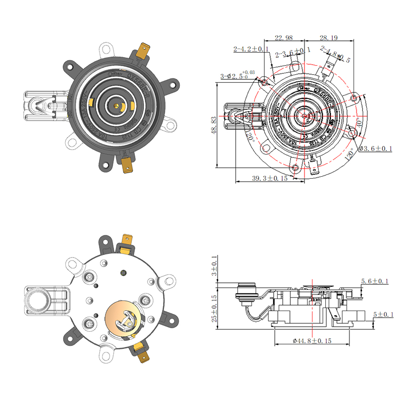 QX568E-R-A1 智能温控器连接器